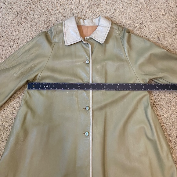 Bonnie Cashin Sills Leather Swing Coat Jacket - Picture 8 of 16